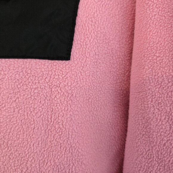 Columbia Girls Black & Pink Hooded Jacket Fleece Lining Zipper Pockets Size S - Picture 9 of 12